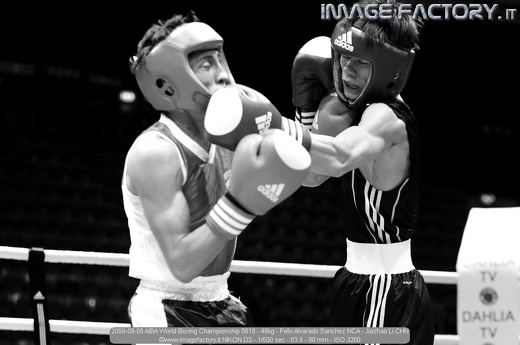 2009-09-05 AIBA World Boxing Championship 0618 - 48kg - Felix Alvarado Sanchez NCA - Jiazhao Li CHN